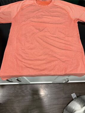 lululemon Short Sleeve Tee in light orange